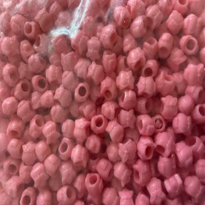 Multicolored Owl Beads (Rouge Pink)