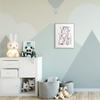 Stupell Industries Yes You Can Phrase Minimal Pink Bold Text, Design by Martina Pavlova Grey Framed Wall Art, 16 x 20 view 2
