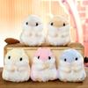 AngelGift Cuddly Hamster Soft Stuffed Animals Cushion Toy Doll, 4" /10cm Mouse Plushie Toys Best Birthday Gifts for The Children Kids Baby Toys (Blueness) view 3