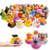 12-Pack Assortment Rubber Duck Toy Duckies for Kids, Bath Birthday Gifts Baby Showers Classroom Incentives, Summer Beach and Pool Activity, 2" view 1