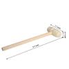 24 Pieces Mini Wooden Hammers Natural Wood Mallets Gavel Toy for Kids view 2