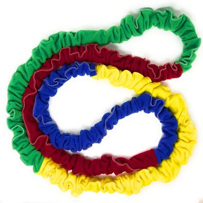 12 Foot Circumference Elastic Fleece Cooperative Stretchy Band, Creative Movement Prop for Small Group Activities