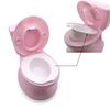 XKH- Baby Kids Portable Pink Realistic Toddler Potty Training Toilet w/Flushing Sound Baby Chair Seat Kid [P/N: ET-BABY004-PINK] view 2