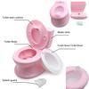 XKH- Baby Kids Portable Pink Realistic Toddler Potty Training Toilet w/Flushing Sound Baby Chair Seat Kid [P/N: ET-BABY004-PINK] view 3