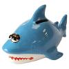 Crockery Critters - Sharks Money Bank from Deluxebase. Novelty Ceramic Shark Piggy Bank. Cute Oceanic Creature Savings Box with Rubber Stopper, Decorative Gift. view 1