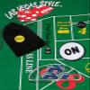 Cyber-Deals Craps Starter Kit Sets, Featuring Authentic Las Vegas Casino Table-Played Dice with Clear Acrylic Dice Boat (Boulder Station (Blue Polished)) view 1