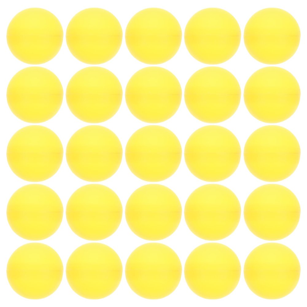 25pcs Balls Raffle Balls Bingo Balls with No Number Plastic Hollow Balls 40MM Yellow