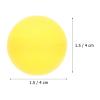 25pcs Balls Raffle Balls Bingo Balls with No Number Plastic Hollow Balls 40MM Yellow view 2