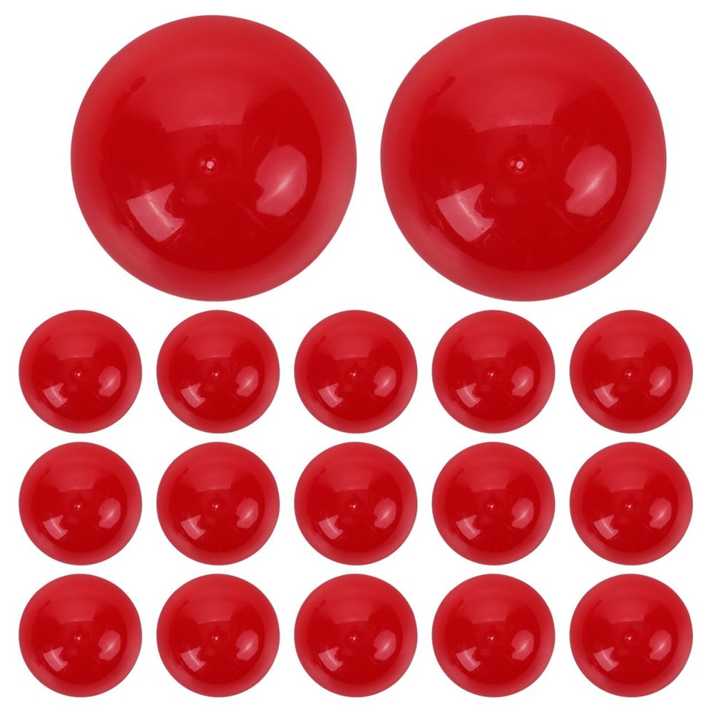 25pcs Balls Raffle Balls Bingo Balls with No Number Plastic Hollow Balls 40MM Red