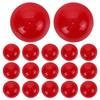 25pcs Balls Raffle Balls Bingo Balls with No Number Plastic Hollow Balls 40MM Red view 1