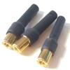 4mm Female 6.5mm Male ESC Set of 3 Adapter Connectors for Brushless Motors Butted Connectors view 2