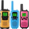 inYYTer 3 Pack New Walkie Talkies for Kids, 4KMs Long Range Kids Walkie Talkies 2 Way Radio Walky Talky, Best Gift for Age 3-12 Boys and Girls Yellow view 1