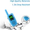 inYYTer 3 Pack New Walkie Talkies for Kids, 4KMs Long Range Kids Walkie Talkies 2 Way Radio Walky Talky, Best Gift for Age 3-12 Boys and Girls Yellow view 2