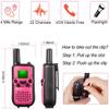 inYYTer 3 Pack New Walkie Talkies for Kids, 4KMs Long Range Kids Walkie Talkies 2 Way Radio Walky Talky, Best Gift for Age 3-12 Boys and Girls Yellow view 3