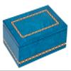 Bello Collezioni - Piazza Dei Miracoli Luxury Double Nine Professional Jumbo Size Tournament Dominoes Set from Italy in a Blue Briarwood Case view 2