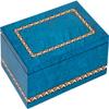 Bello Collezioni - Piazza Dei Miracoli Luxury Double Nine Black Professional Jumbo Size Tournament Dominoes Set from Italy in a Blue Briarwood Case view 3