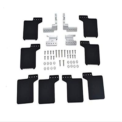 GPM AXIAL SCX10 III Wrangler AXI03007/Gladiator AXi03006 Scale Accessories: MUD Flap for SCX0 III Jeep -50PC Set (Silver)