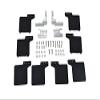 GPM AXIAL SCX10 III Wrangler AXI03007/Gladiator AXi03006 Scale Accessories: MUD Flap for SCX0 III Jeep -50PC Set (Silver) view 1