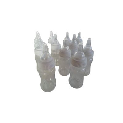 12 Pcs Fillable Bottles for Girl & Boy Baby Shower Favors White Party Decorations