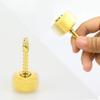 Fidget Chain Hammer Spinners Metal with Star Fidget Finger Spinner Toy, Anxiety Toy Focus Copper Brass Fidget Toys Fingertip Gyro Stress Relief Gifts for Kids Adults(Golden) view 3
