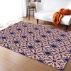 Large Area Rug for Living Room Carpet 5' x 7' Ethnic Super Soft Kids Room Nursery Rugs fit Children Boys Girls Symmetry Geometric Floral view 2