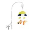 Baby Crib Bell Holder, Music Box Holder Crib Mobile Bed Bell Holder, for Babies Ages 0 and Older(White) view 4