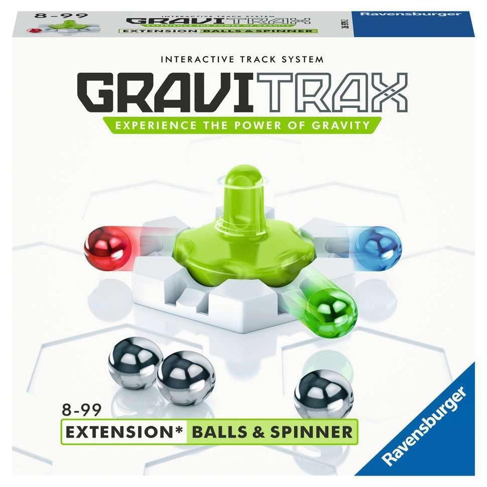 Ravensburger Gravitrax Balls & Spinner Accessory - Marble Run & STEM Toy for Kids Age 8 & Up | Enhance Your Gravitrax Experience | Perfect for Marble Racing Enthusiasts