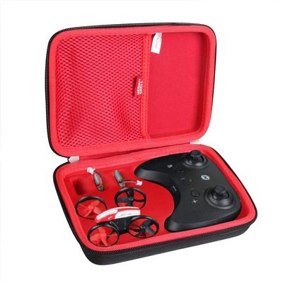Hermitshell Hard Travel Case for Holy Stone HS210 Mini Drone RC Nano Quadcopter Indoor Small Helicopter Plane (Not Include The Drone) (Black+Red)