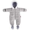 Rakki Dolli Doll Clothes Winter Romper Hooded Romper Outfit Snowsuit Warm Faux Fur Jumpsuit Fits 16" American Girl Doll (Grey Romper with Socks) view 2