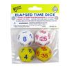 Koplow Elapsed Time Dice, Assorted Colors, 2 Pairs/Pack, 2 Packs (KOP18848-2) view 2