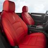 Custom Full Set Seat Covers for FJ Cruiser 2010 5-seat Leather Car Seat Cushion Protector Red view 1