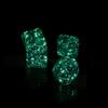 Borealis Teal/Gold Luminary Set of Ten d10s (27385) view 4