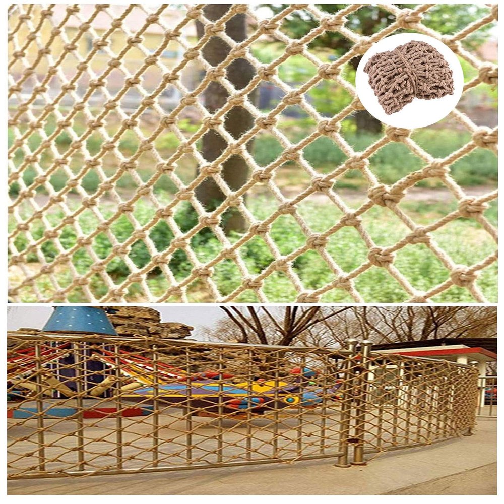 Kids Safety Net, Climbing Cargo Rope Ladder Truck Trailer Heavy Duty Netting Playground Swing Treehouse Climb Birds Net Pets Fence Decoration (Size : 1 * 3m(3 * 10ft))