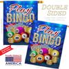 Play Bingo House Flags 2 pcs Pack Interests Game Bunco Night Dice Poker Hobbies Leisure Activity Small Decorative Gift Yard Banner Double-Sided Made In USA 28 X 40 view 3