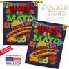 Breeze Decor Cinco de Mayo House Flags Pack Summertime Party Cactus Pinata Sombrero Mexican Fiesta Outdoor USA Applique Small Decorative Gift Yard Banner Double-Sided Made in 28 X 40 view 3