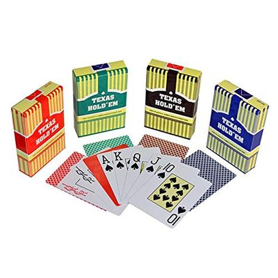10 Decks Classic 100% Plastic Playing Cards Poker Jumbo