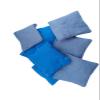 4" Bright Blue and Grey Mini Cornhole Bags Replacement Bags view 1
