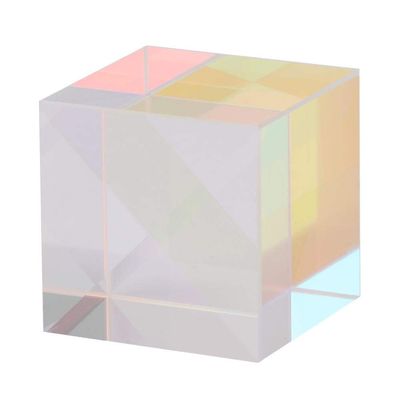 Oumefar K9 Crystal Optical Glass Prism Cube, Professional Six Sided Prism Optical Glass Cube for Decoration Home Collectible Decor Photography Accessory(1.5 * 1.5 * 1.5cm)