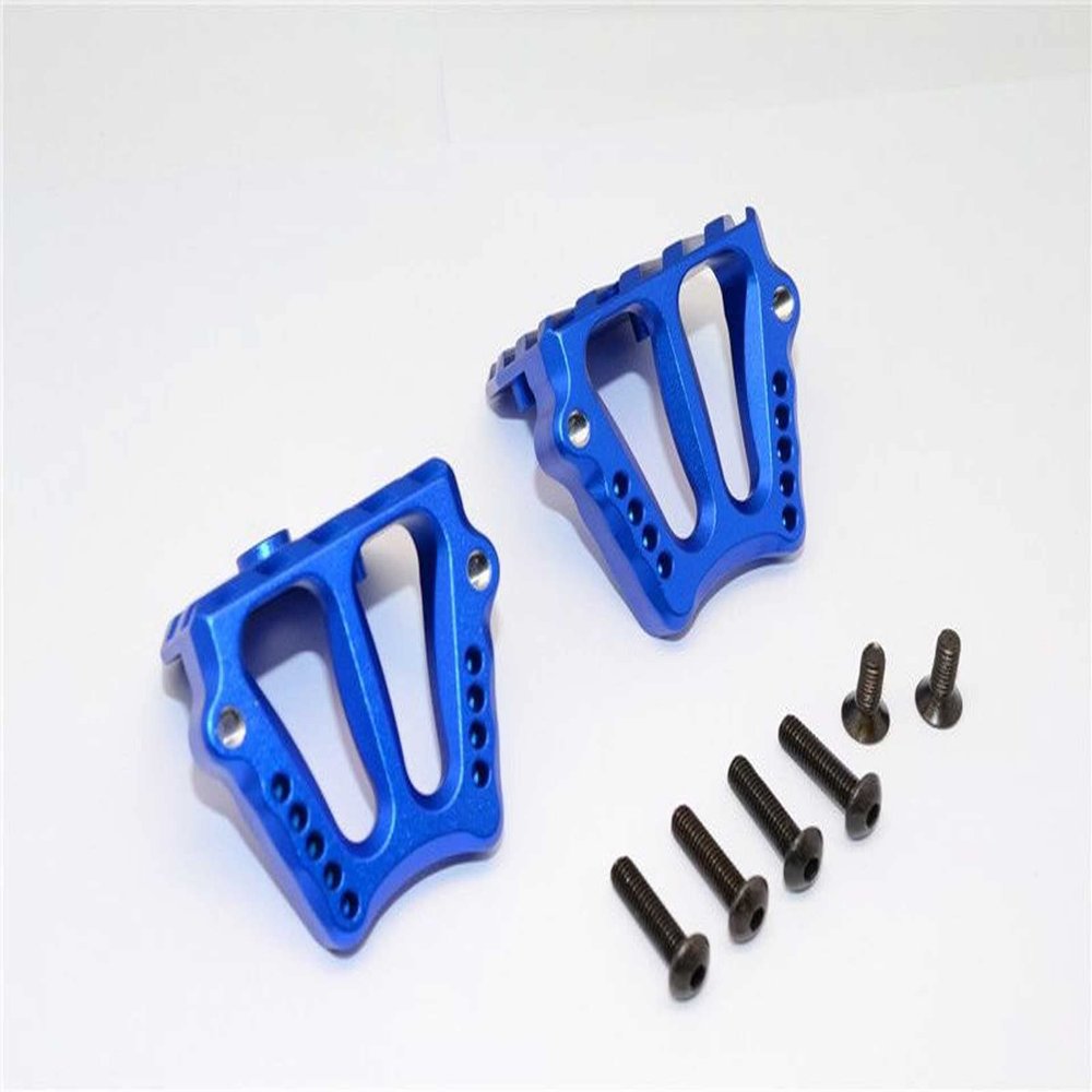 GPM for TRAXXS 1/5 X-MAXX 6S/8S Monster Truck Aluminium Motor HEATSINK with Cooling Fan - 1 Set (Blue)