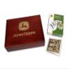 John Deere Vintage Collectible Licensed Playing Card Wooden Box with Playing Cards Gift Set - Unique Masterpiece Made in Poland view 1
