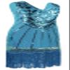 1920's Sequins Flapper Dress Children's Day Gift Party Halloween Costumes for Girls Accessories Set (Small, Style 4 Baby Blue) view 4
