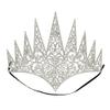 Boland 44087 - Queen Crown with Elastic Band, Tiara, Accessory, Ice Princess, Princess, Theme Party, Carnival view 1