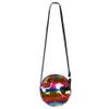 Boland 36011 - Shoulder Bag Holo, Size 20 cm, Rainbow, Accessory, Bag, Festival, Theme Party, Carnival view 1