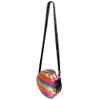 Boland 36011 - Shoulder Bag Holo, Size 20 cm, Rainbow, Accessory, Bag, Festival, Theme Party, Carnival view 3