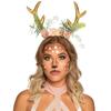 Boland 50027  Headband Reindeer with Flowers, Deer, Fawn, Accessory, Theme Party, Carnival view 2