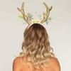 Boland 50027  Headband Reindeer with Flowers, Deer, Fawn, Accessory, Theme Party, Carnival view 3