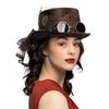 Boland 10235880 54562 Specspunk Deluxe Hat with Glasses, Brown, Steampunk, Headwear, Theme Party, Carnival view 2
