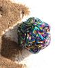 KakapopoTCG Endless Chaos Rainbow D20 Dice with Celtic Knots - Solid Metal, Extra Large, Extra Heavy - Perfect for DND, DnD5e, TTRPG, RPG, Polyhedral, Bard, Sorcerer, Wizard Dice view 3