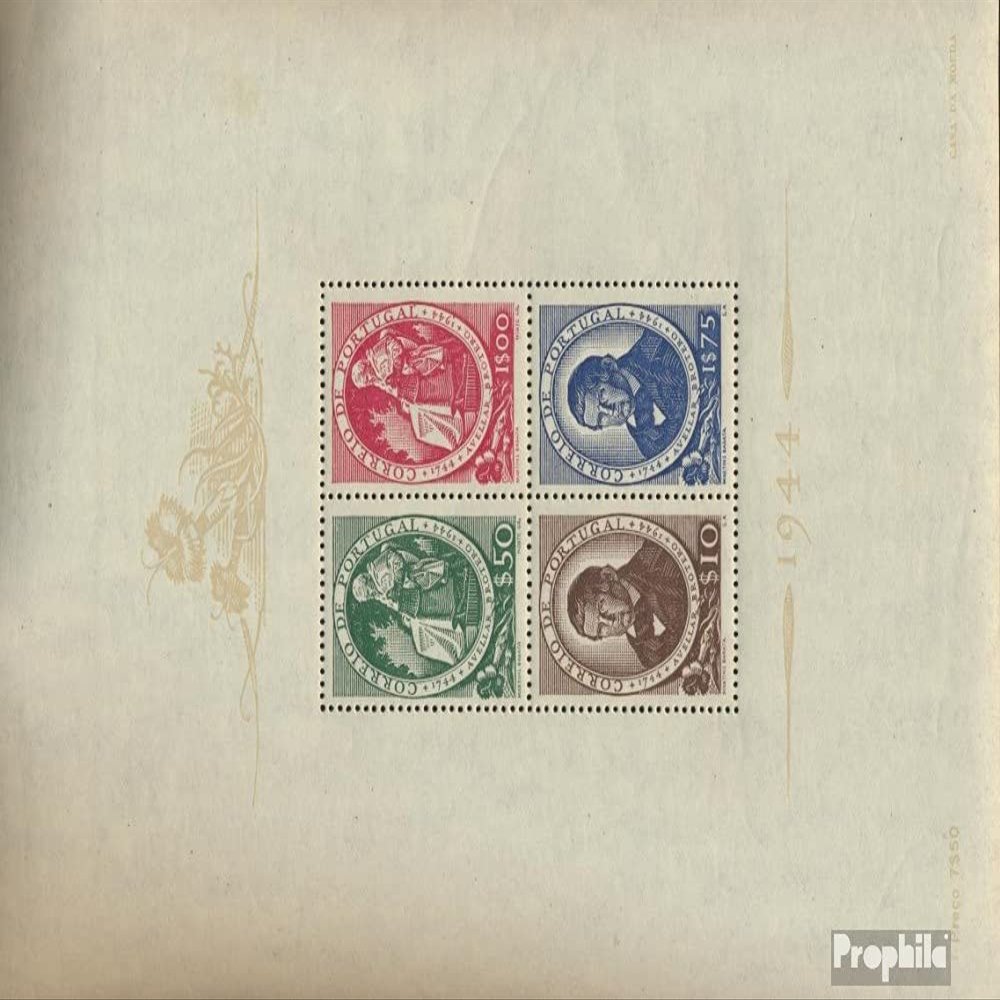 Portugal block6 (Complete.Issue.) unmounted Mint/Never hinged ** MNH 1944 Avelar Brotero (Stamps for Collectors)