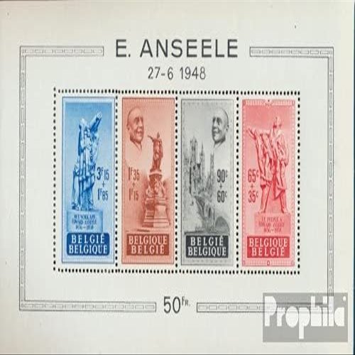 Belgium block20 (Complete.Issue.) 1948 Anseele (Stamps for Collectors)
